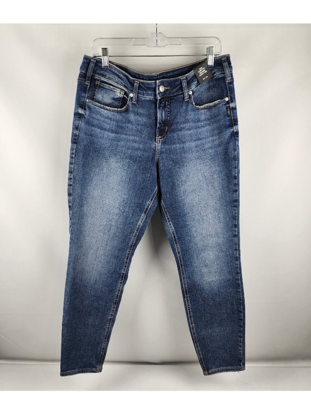 Silver Jeans Co. Jeans Womens 34x29 Blue Suki Curvy Fit Skinny Leg Denim NWT